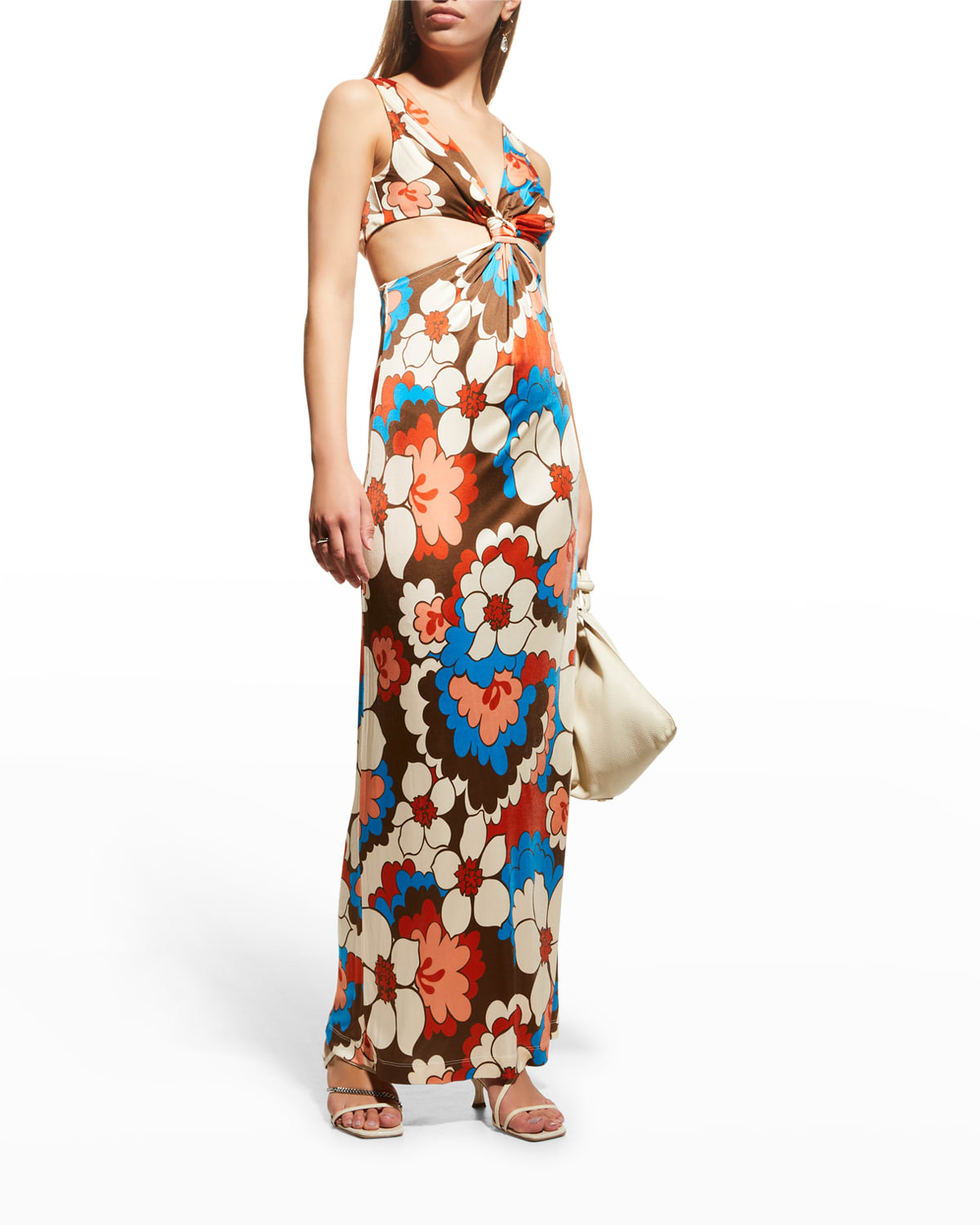Sammy Knotted Cutout Maxi Dress | Neiman Marcus