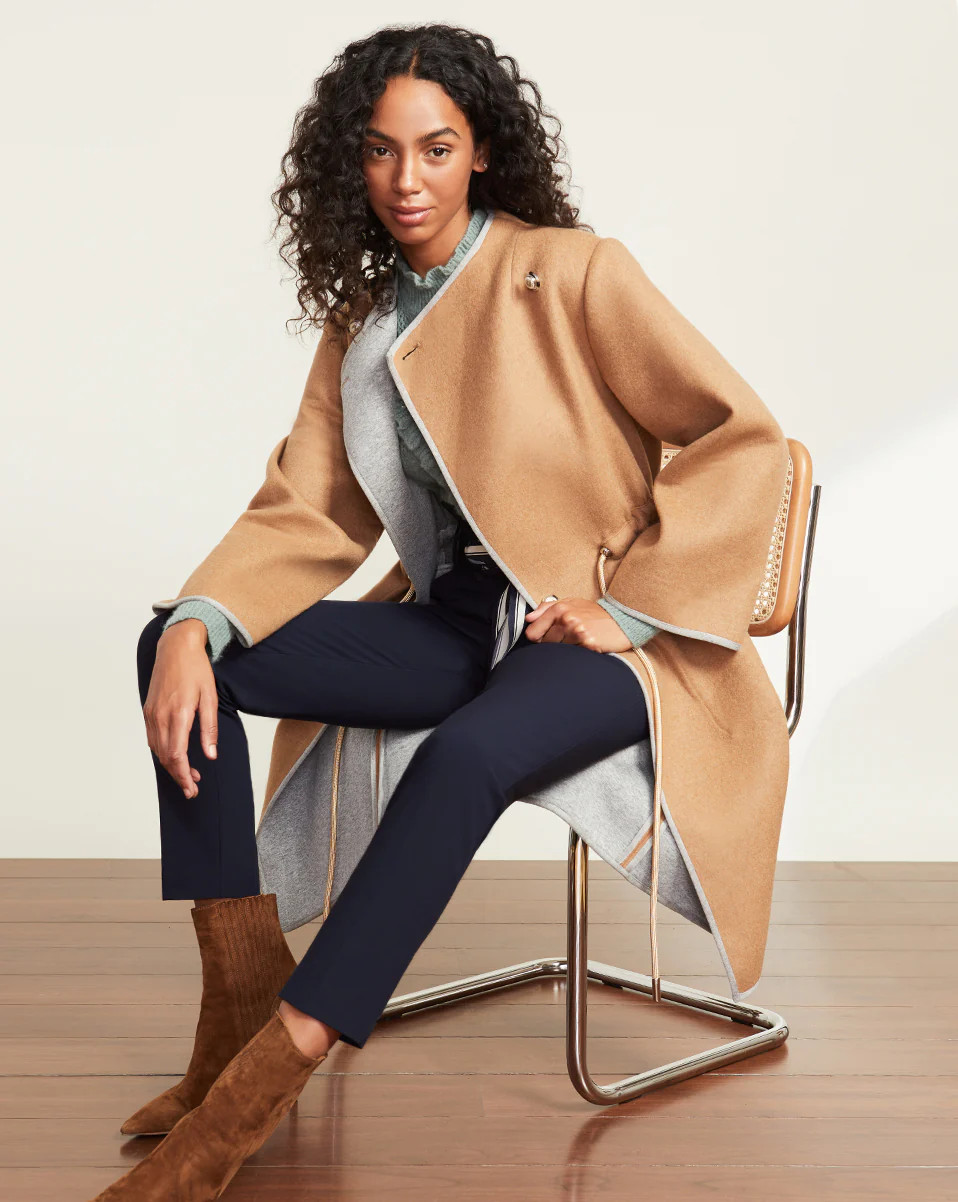 Antoine Reversible Coat | Veronica Beard