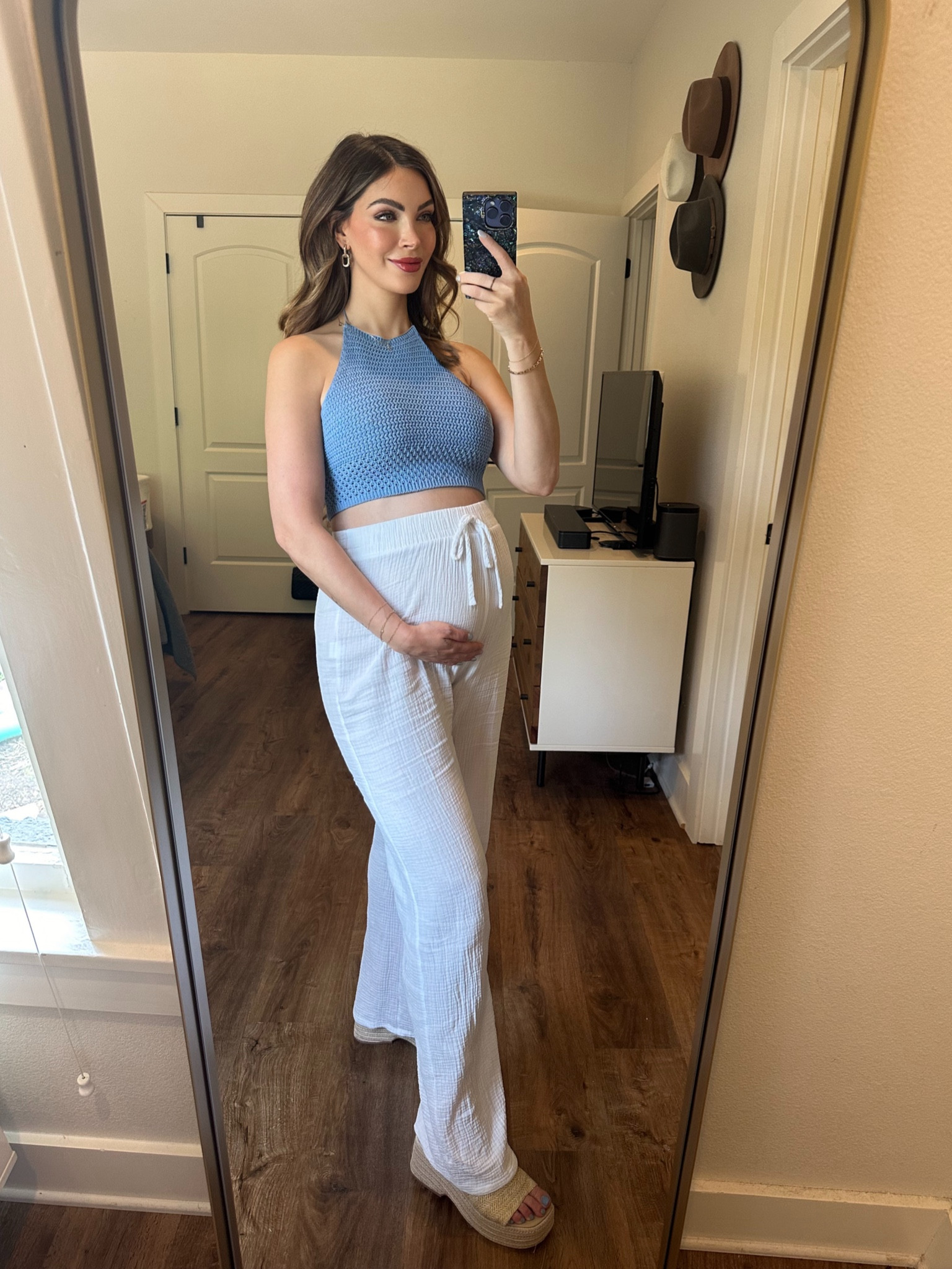 Such a fun outfit for Memorial Day weekend! Wearing a medium in the pants! I couldn’t locate the top but found a fun alternate. 

#LTKbump