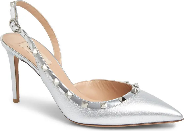 Valentino Rockstud Slingback Pump (Women) | Nordstrom