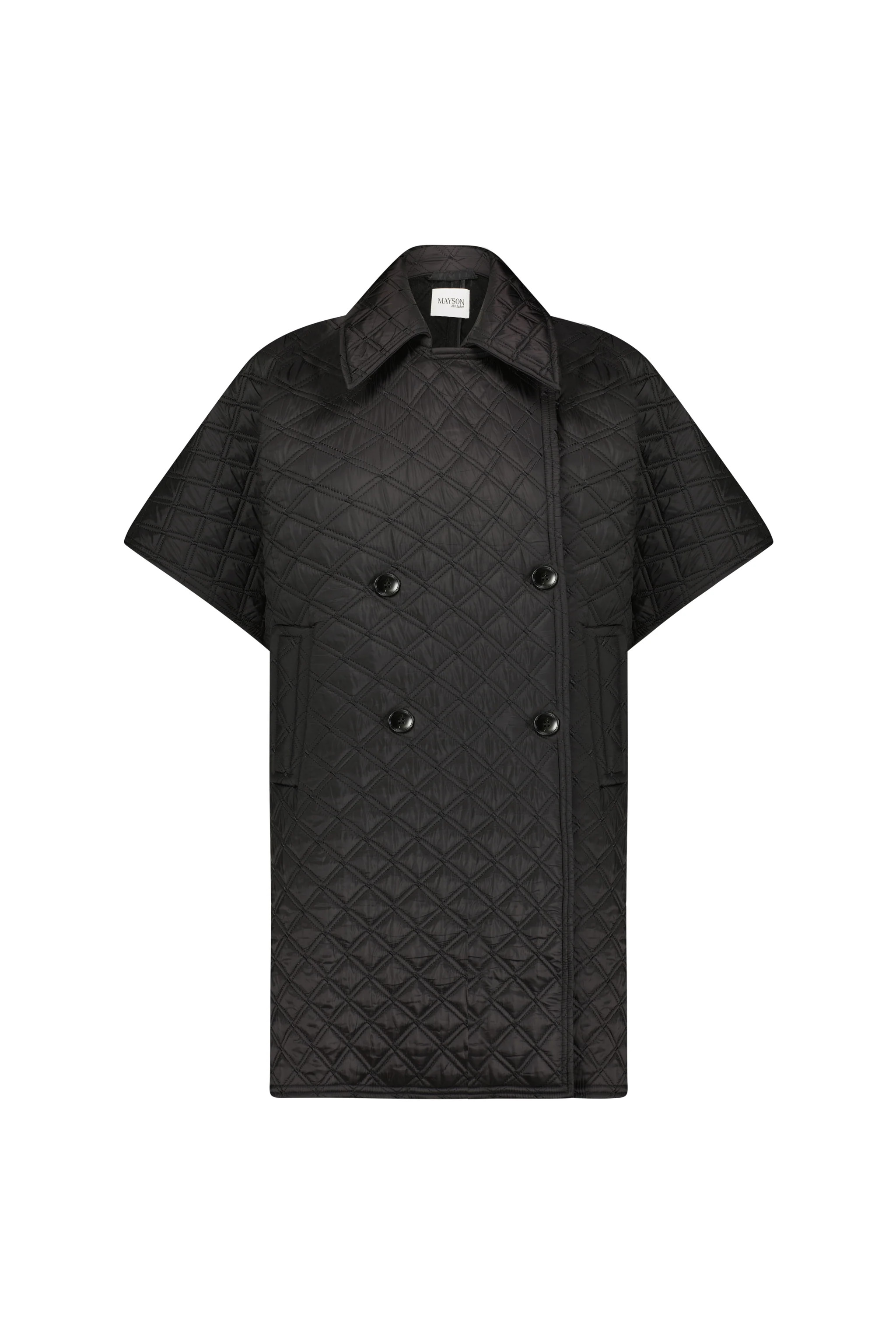 Quilted Cape Coat | MAYSON the label