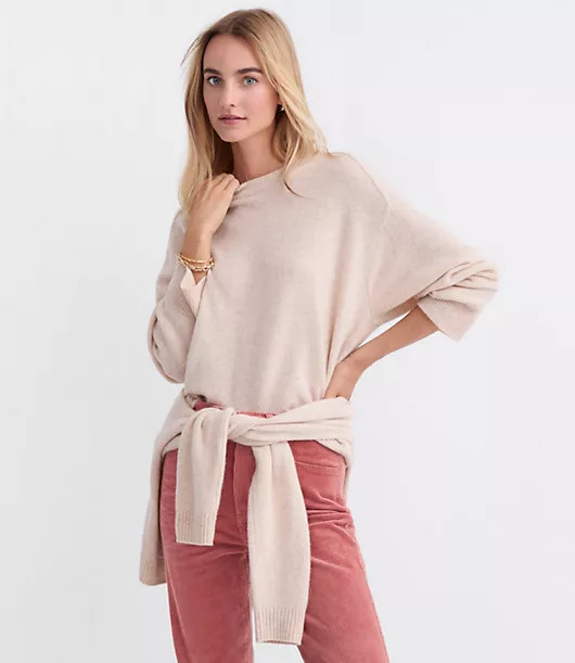 Loft Oversized Cashmere Sweater | LOFT