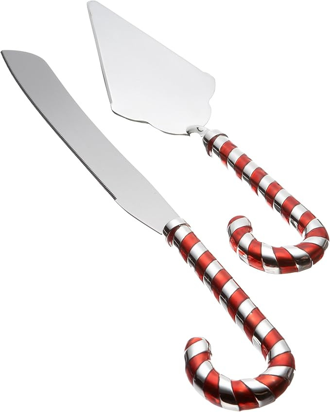 Godinger Candy Cane Cake Set | Amazon (US)