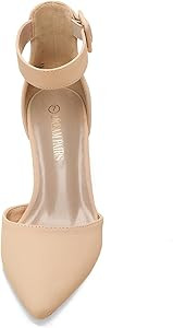 DREAM PAIRS Women's Low Heel Pump Shoes | Amazon (US)