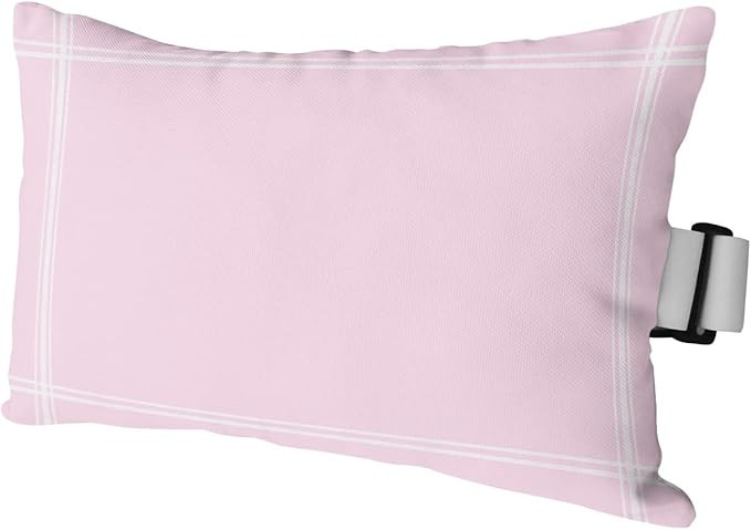T&H XHome Outdoor Pillow for Chaise Lounge Chair, Solid Color Pink Waterproof Headrest Pillow Lum... | Amazon (US)