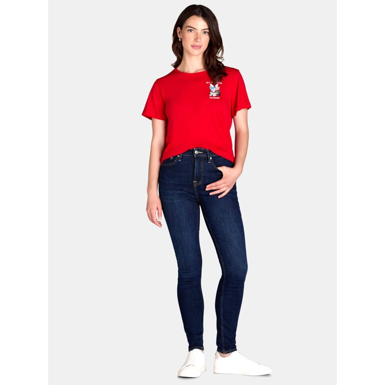 Women's Americana Graphic Tee with Short Sleeves from Way to Celebrate, Sizes S-3XL | Walmart (US)