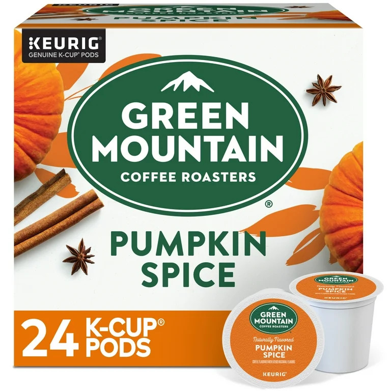 Green Mountain Coffee Roasters, Pumpkin Spice Light Roast K-Cup Coffee Pods, 24 Count - Walmart.c... | Walmart (US)