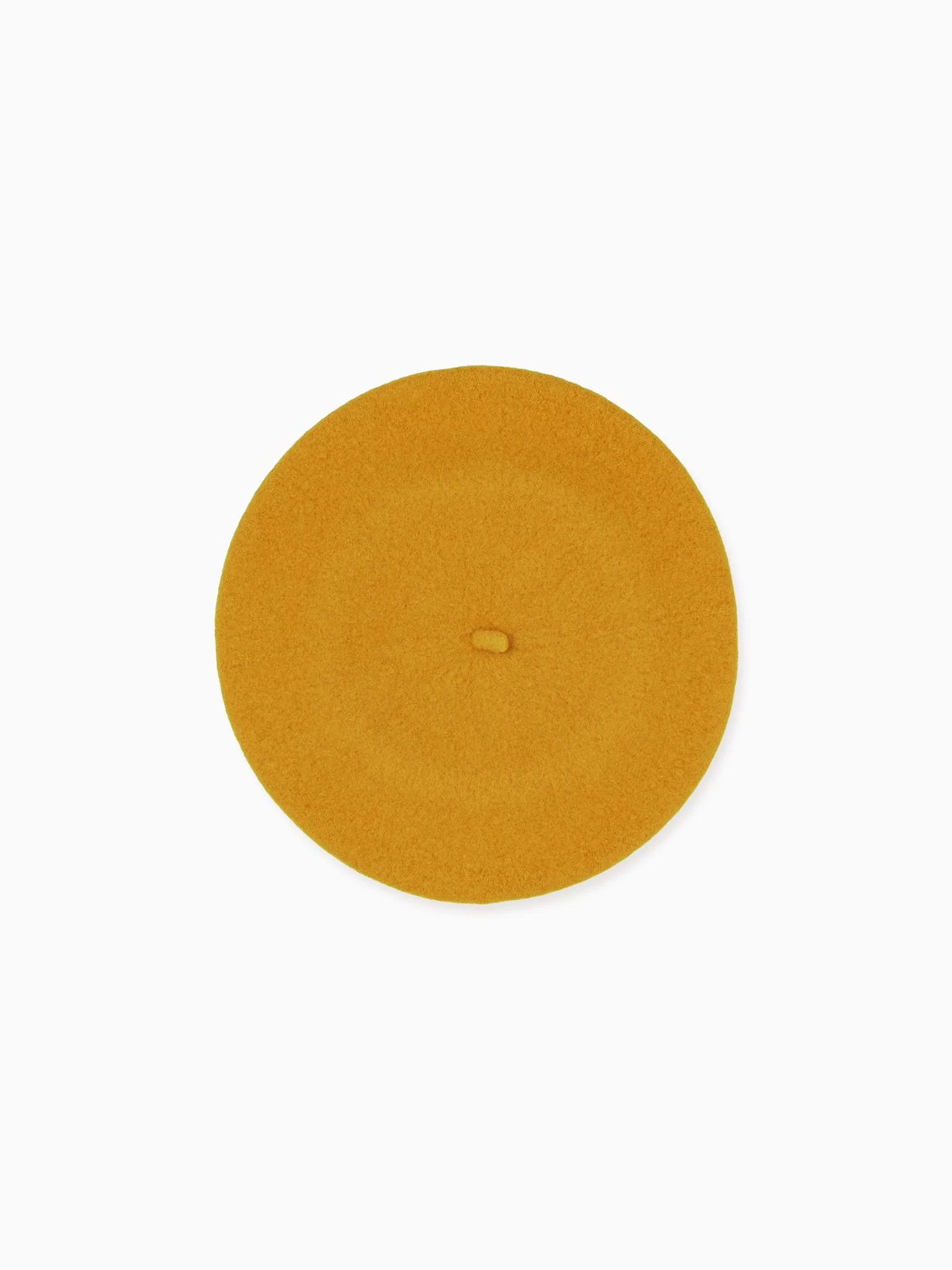 Mustard Kids Wool Beret | La Coqueta