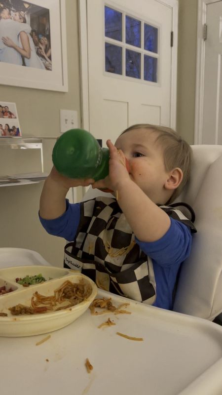 We have a sippy cup winner! After trying a few different styles, Cash mastered drinking from a sippy on his own with these! Such a big boy 🥹 *Note he’s also used the straw on my Stanley and maybe had moderate success with the honey bear cups. But these worked best! 

#LTKbaby