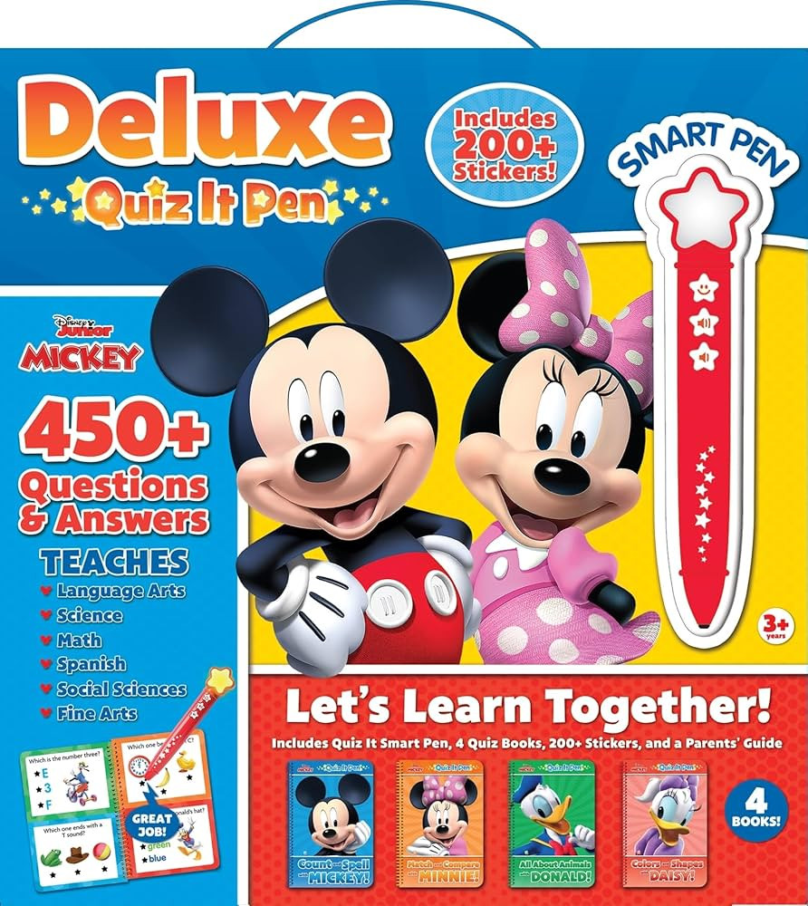 Disney Mickey Mouse Clubhouse - Deluxe Quiz It Pen with Bonus Stickers - PI Kids | Amazon (US)