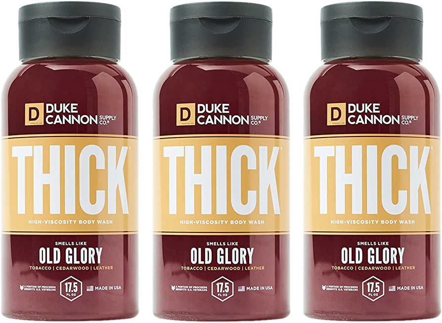 Duke Cannon Supply Co. THICK High-Viscosity Body Wash for Men Smells Like Old Glory Multi-Pack - ... | Amazon (US)
