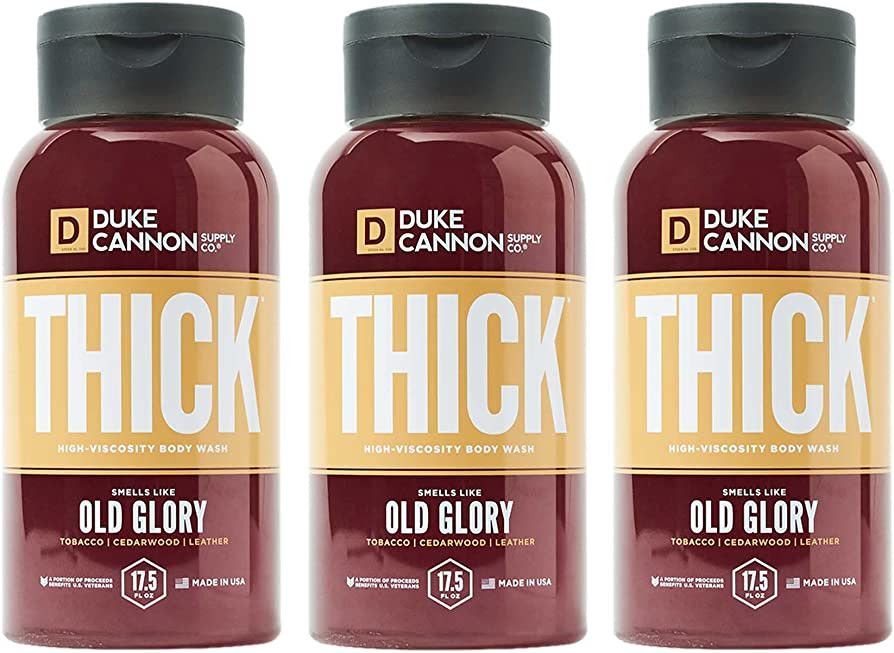Duke Cannon Supply Co. THICK High-Viscosity Body Wash for Men Smells Like Old Glory Multi-Pack - ... | Amazon (US)