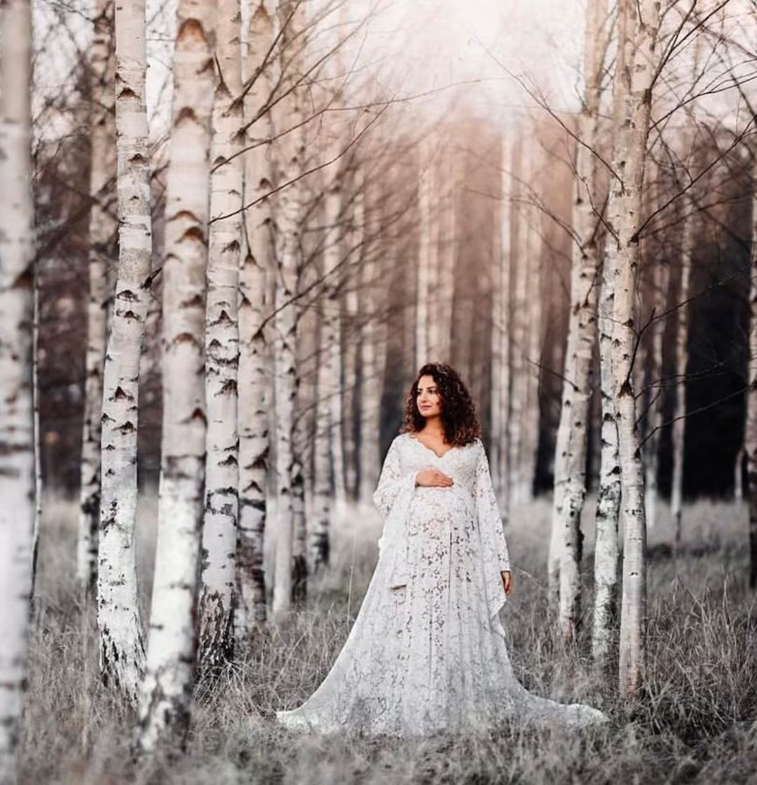 Boho maternity dress, Ready to ship Maternity dress, Baby shower dress,Black maternity dress Lace... | Etsy (US)