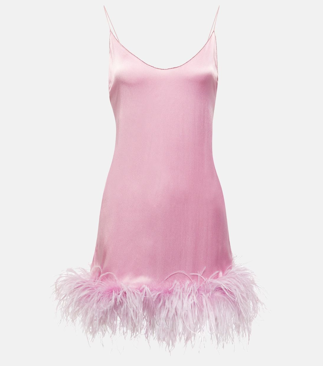 Plumage feather-trimmed minidress | Mytheresa (US/CA)