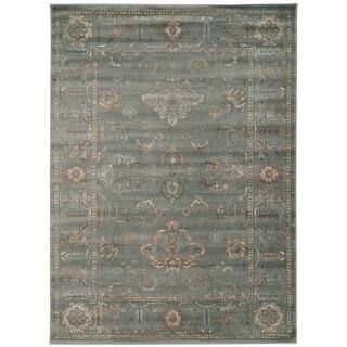 Colosseo Green 8 ft. x 10 ft. Traditional Oriental Vintage Area Rug-3562/0052/GREEN - The Home De... | The Home Depot
