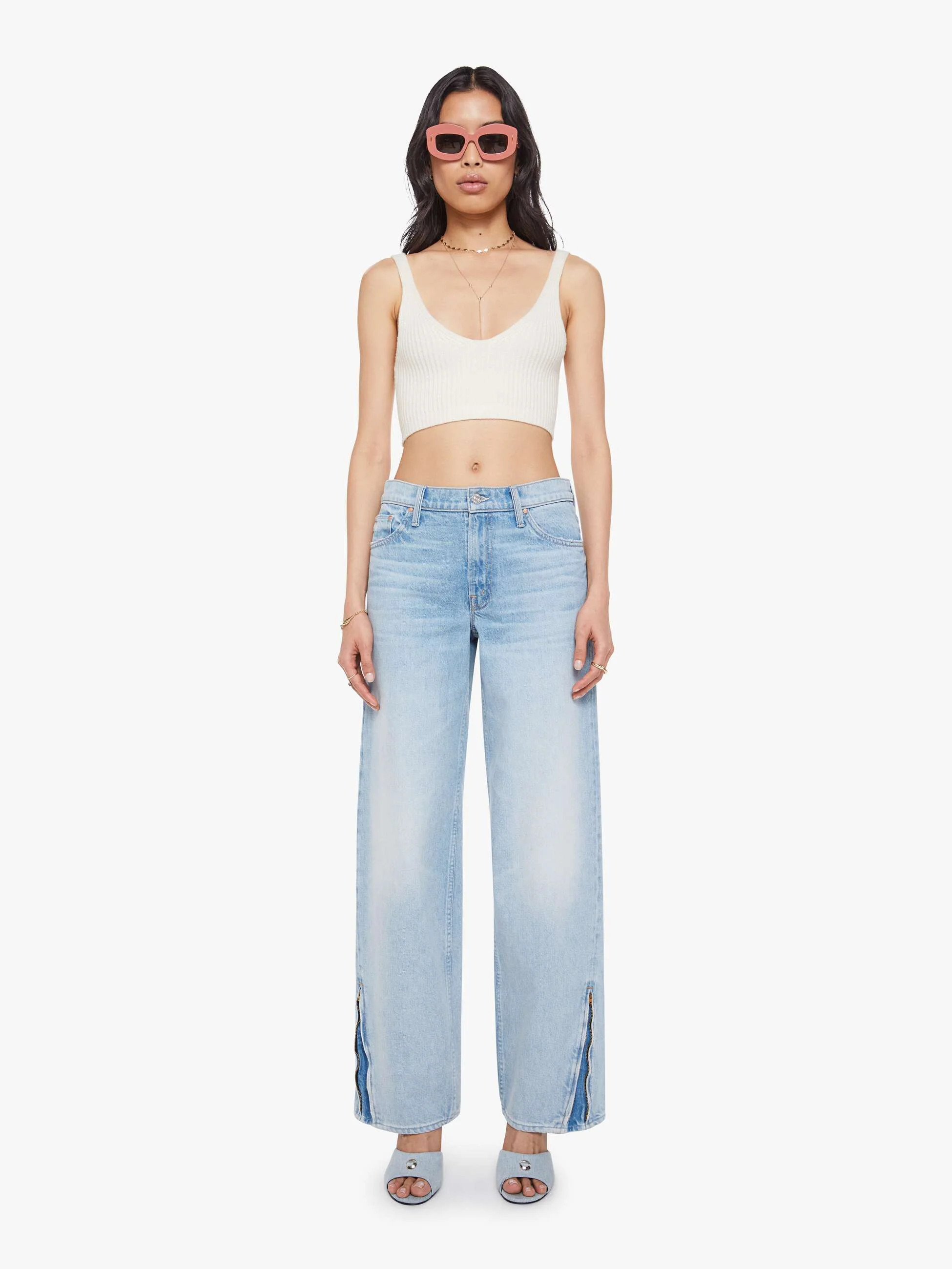 The Turn Key Spinner Sneak - I Could Care Less | Mother Denim