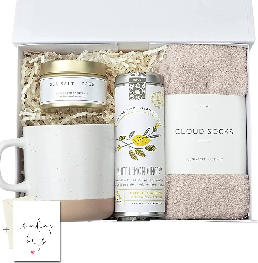 Unboxme Get Well Gift Box - USDA Organic Get Well Soon Self Care Package for Women I Fluffy Socks... | Amazon (US)