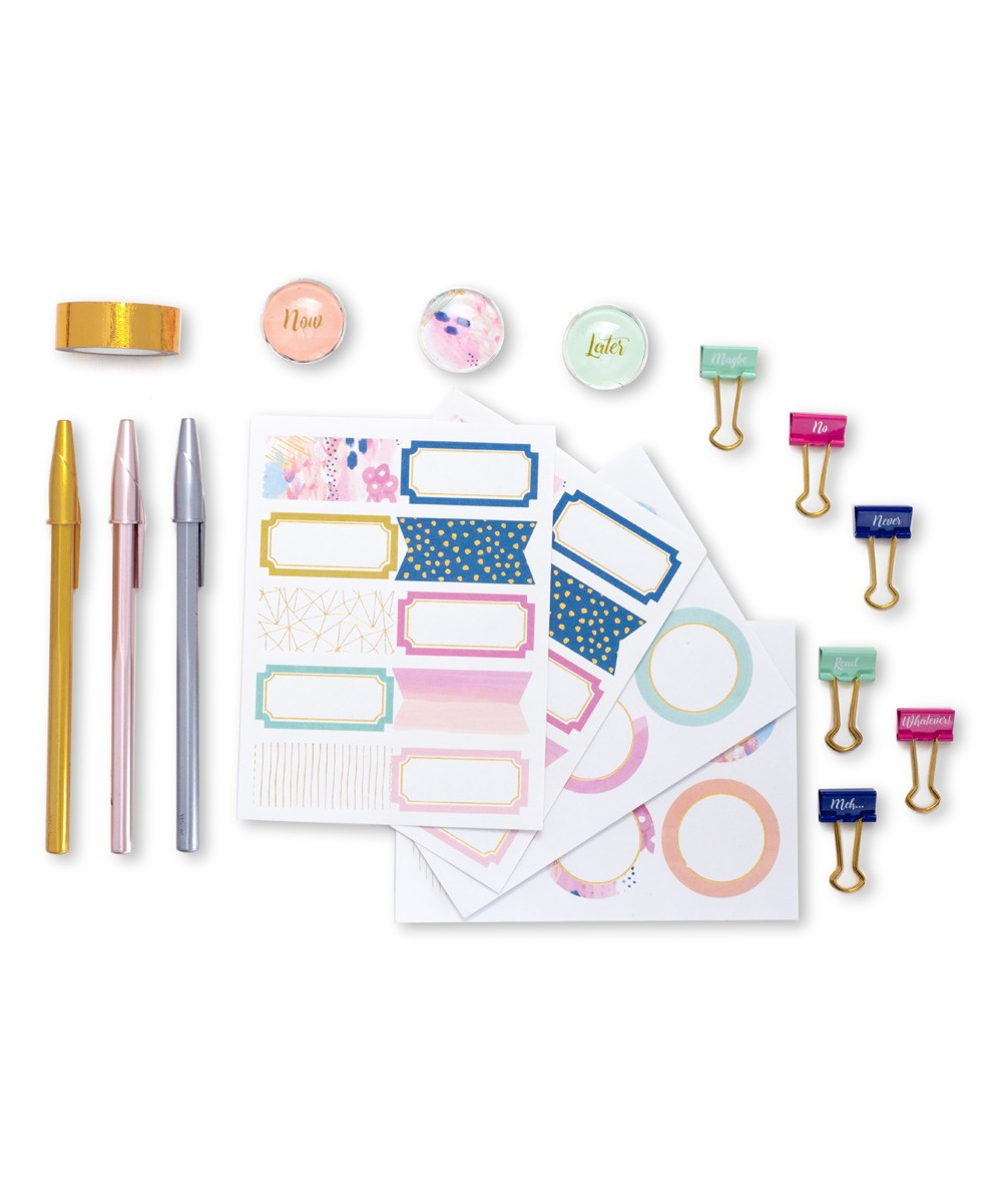 Wit & Work Notepads and Notebooks Assorted - 'Desk Accessory' Pouch Stationary Set | Zulily