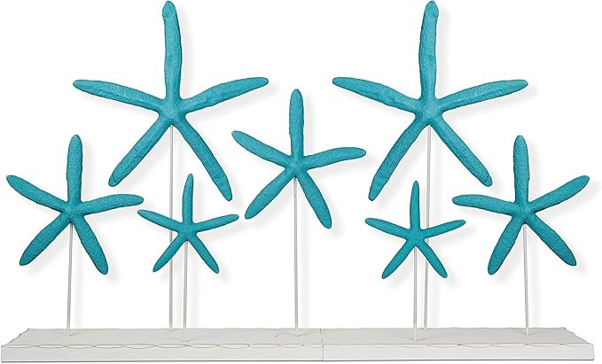 SAILINGSTORY Starfish Decor Coastal Beach Decorations for Home Beach Bathroom Decor Nautical Ocea... | Amazon (US)