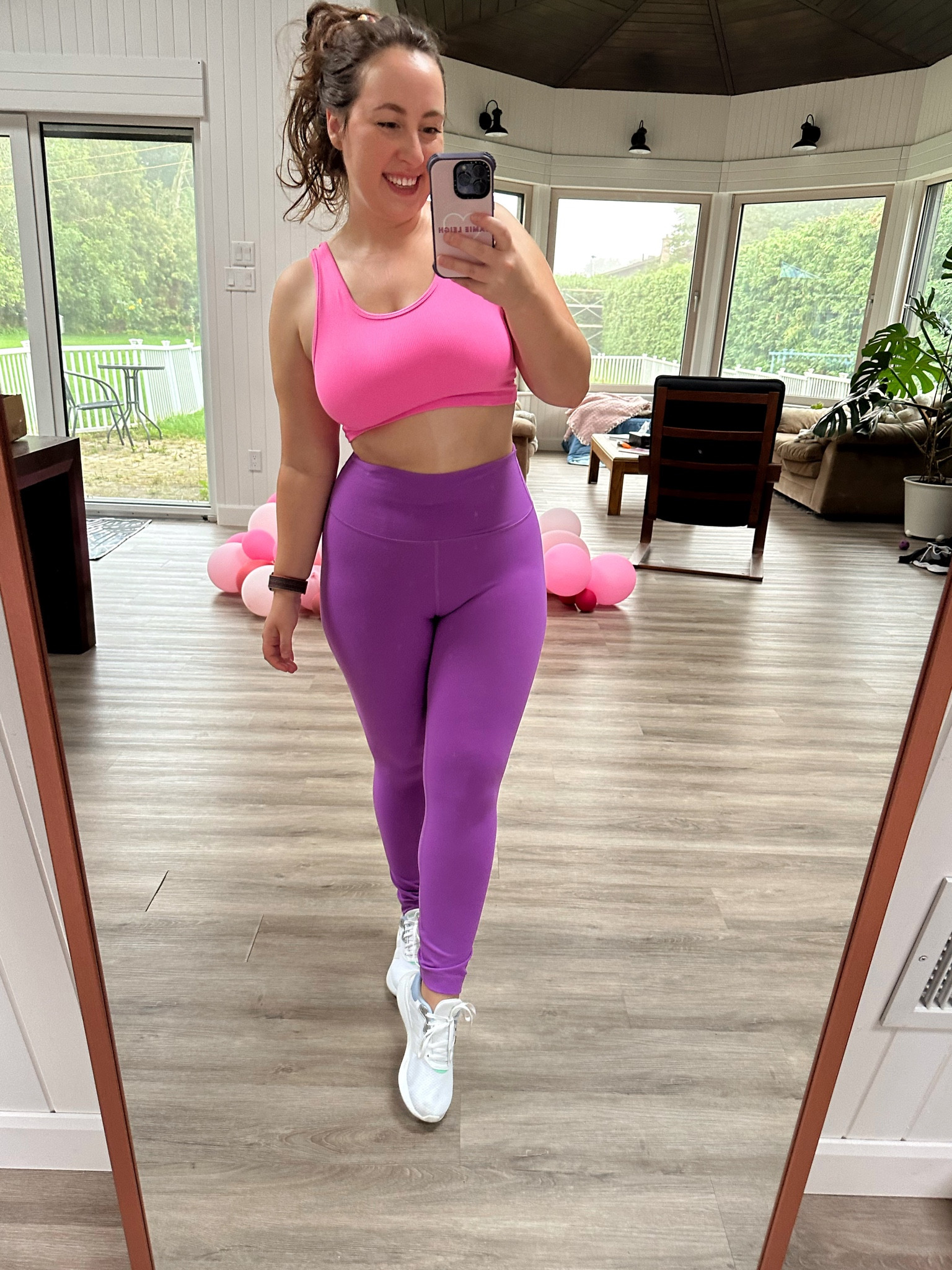 I’ve been getting back into the usual swing of working out daily and colourful outfits like this one have really been helping to motivate me! I used to exclusively buy the Align range of leggings from lululemon, but I feel like I am a Wunder Train covert! These ones are silky smooth, have an internal band to tighten them as needed, and coke in loads of cute colours! 

#LTKfitness #LTKmidsize