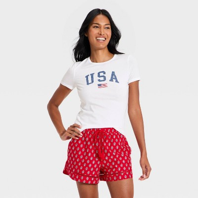 Women's Short Sleeve Graphic T-Shirt - Universal Thread™ Cream L | Target