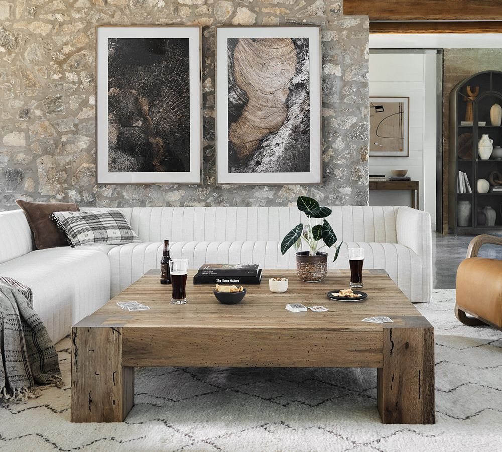 Fia Square Coffee Table (40"- 55") | Pottery Barn (US)