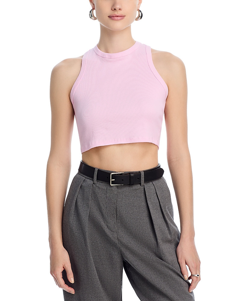 Aqua Rosie Cropped Racerback Tank - Exclusive | Bloomingdale's (US)