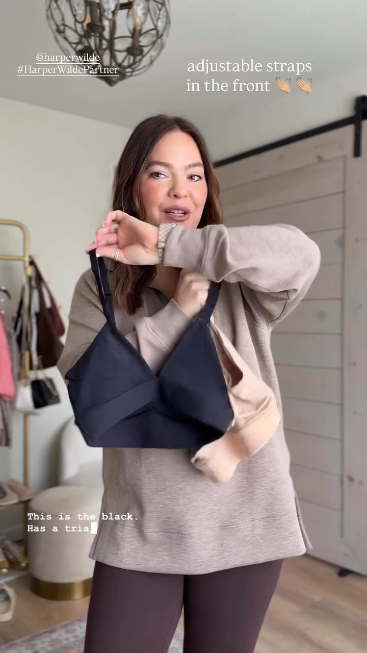 My favorite @Harper Wilde bra // triangle bralette that’s triangle in the front and back with adjustable straps and is seamless 

#LTKmomlife #LTKselfcare #LTKMidsize