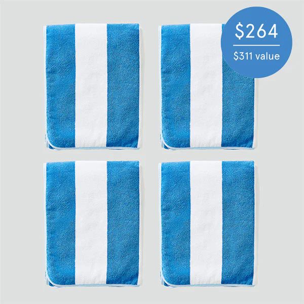 Beach Towel Bundle (4 pieces) | Weezie Towels