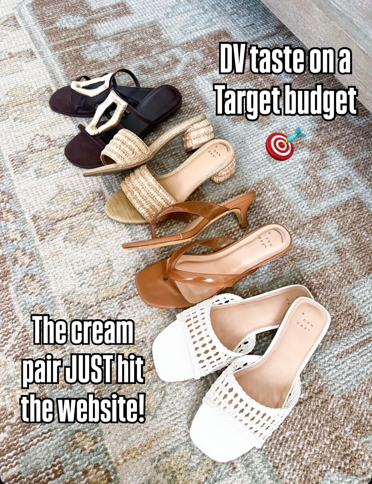 New Target arrivals. Designer inspired sandals. Slide sandals. Jelly sandals. These are TTS. Summer outfits. Vacation outfits. Resort wear. 4th of July outfits. Vacation outfits.

#LTKootd #LTKTravel #LTKSeasonal