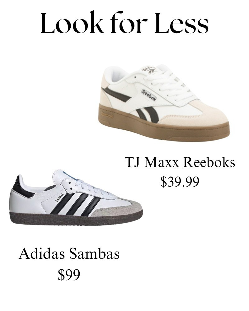 Adidas Samba look alikes at TJ Maxx, I jave these reeboks & they run tts! Shoes, casual, longe, black, white, designer deals, flats.

#LTKSaleAlert #LTKStyleTip #LTKFindsUnder50