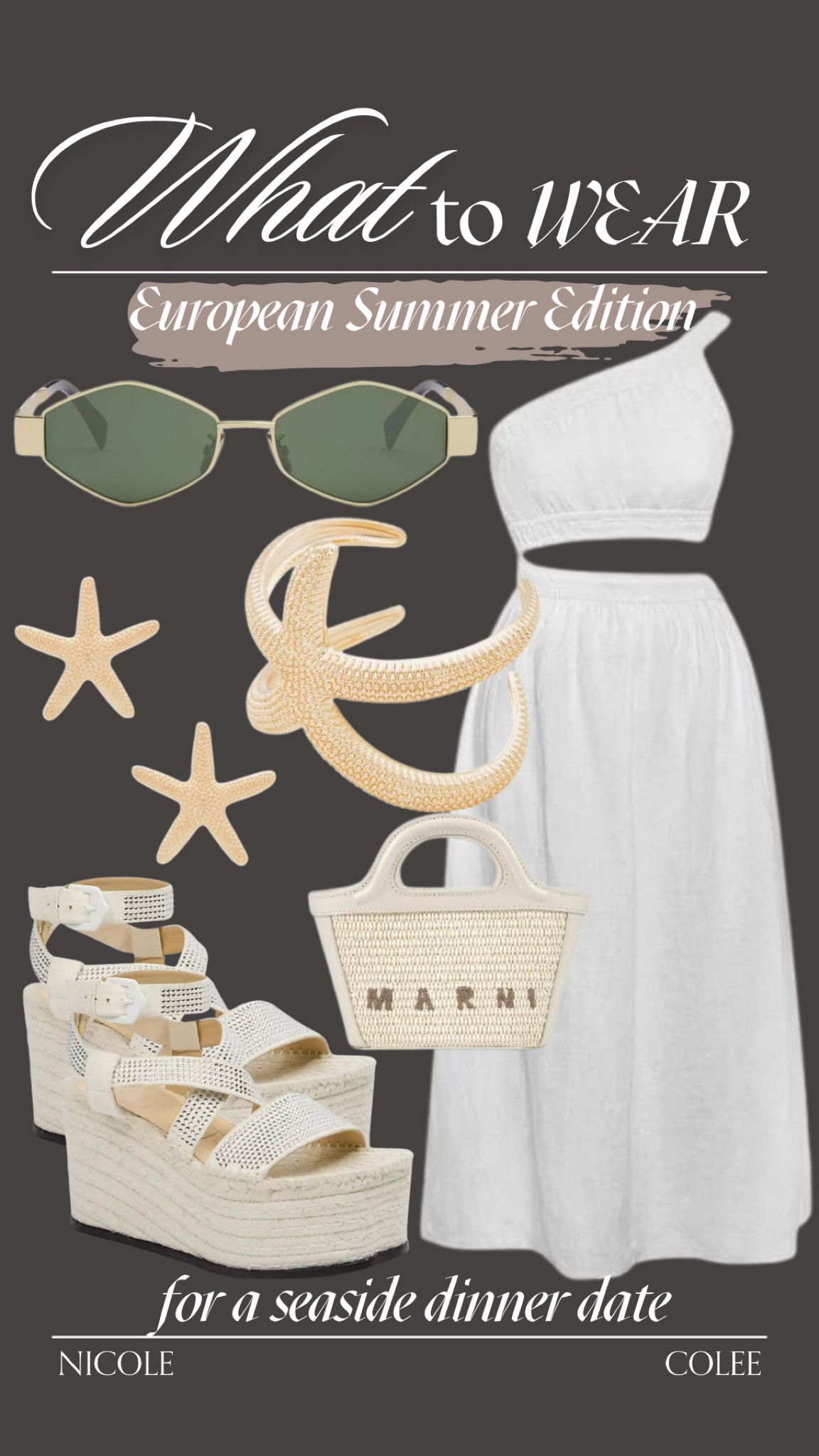 What to Wear: European Summer Edition - Dinner

Shop my curated looks for an easy, breezy, effortless day of fun-filled fashion 💃

Vacation, European Vacation Style, vacation, summer wedding, wedding guest dresses, Nicole Colee, swimwear, sunbathing, at the beach, shopping, dinner, date night 

#LTKParties #LTKStyleTip #LTKTravel