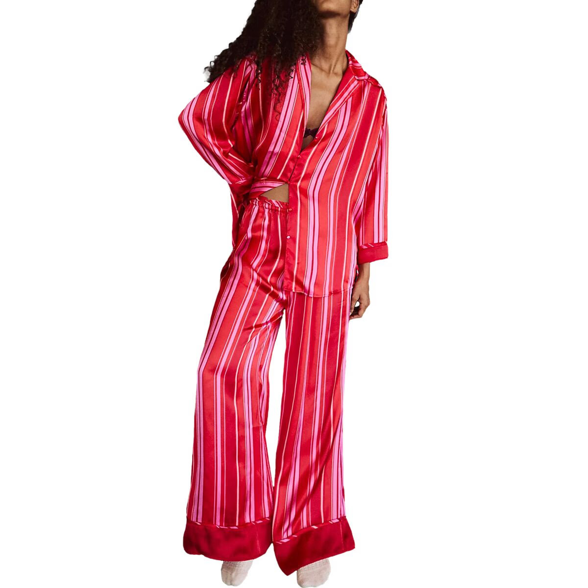 Free People Dreamy Days Pajama Set - Women's Berry Combo, L | Backcountry