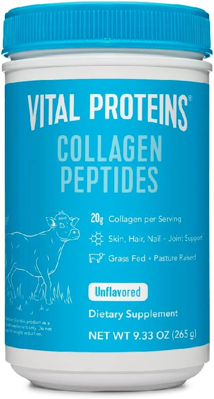 Vital Proteins Collagen Peptides Powder, Promotes Hair, Nail, Skin, Bone and Joint Health, Unflav... | Amazon (US)