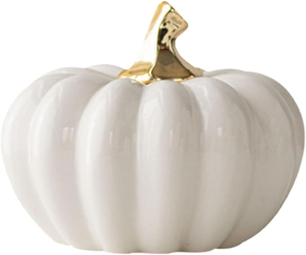 Didiseaon Nordic Ceramic Pumpkin Halloween Table Ornament Ceramic Pumpkin Figurine Ceramic Pumpki... | Amazon (US)