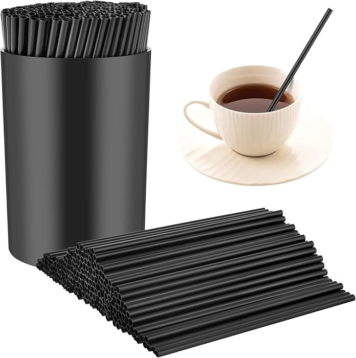 200 Pcs Black Coffee Stirrer and Holder Set Coffee Stir Sticks Coffee Stirrers Plastic Coffee Sti... | Amazon (US)