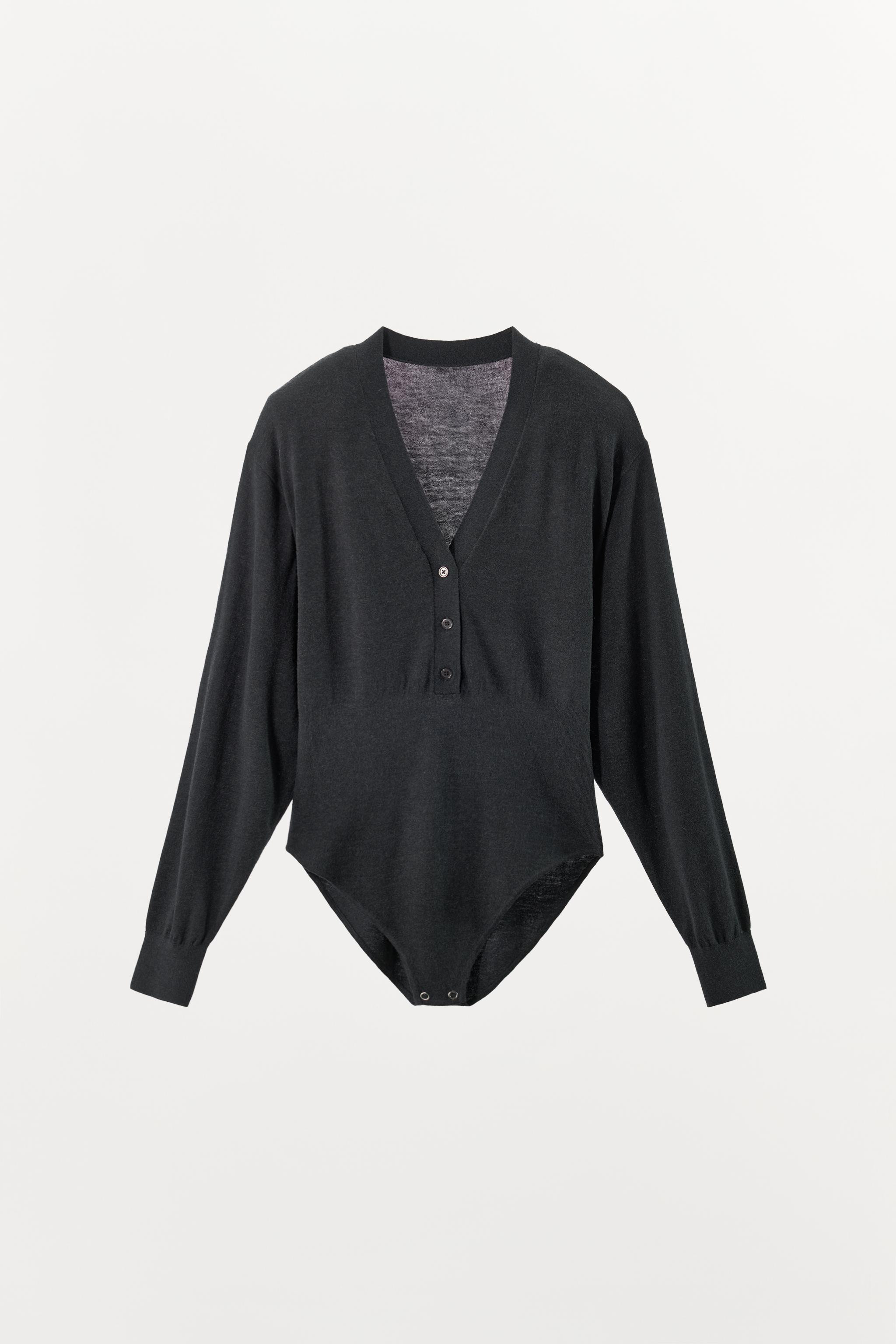 SHOULDER PAD KNIT BODYSUIT | Zara US