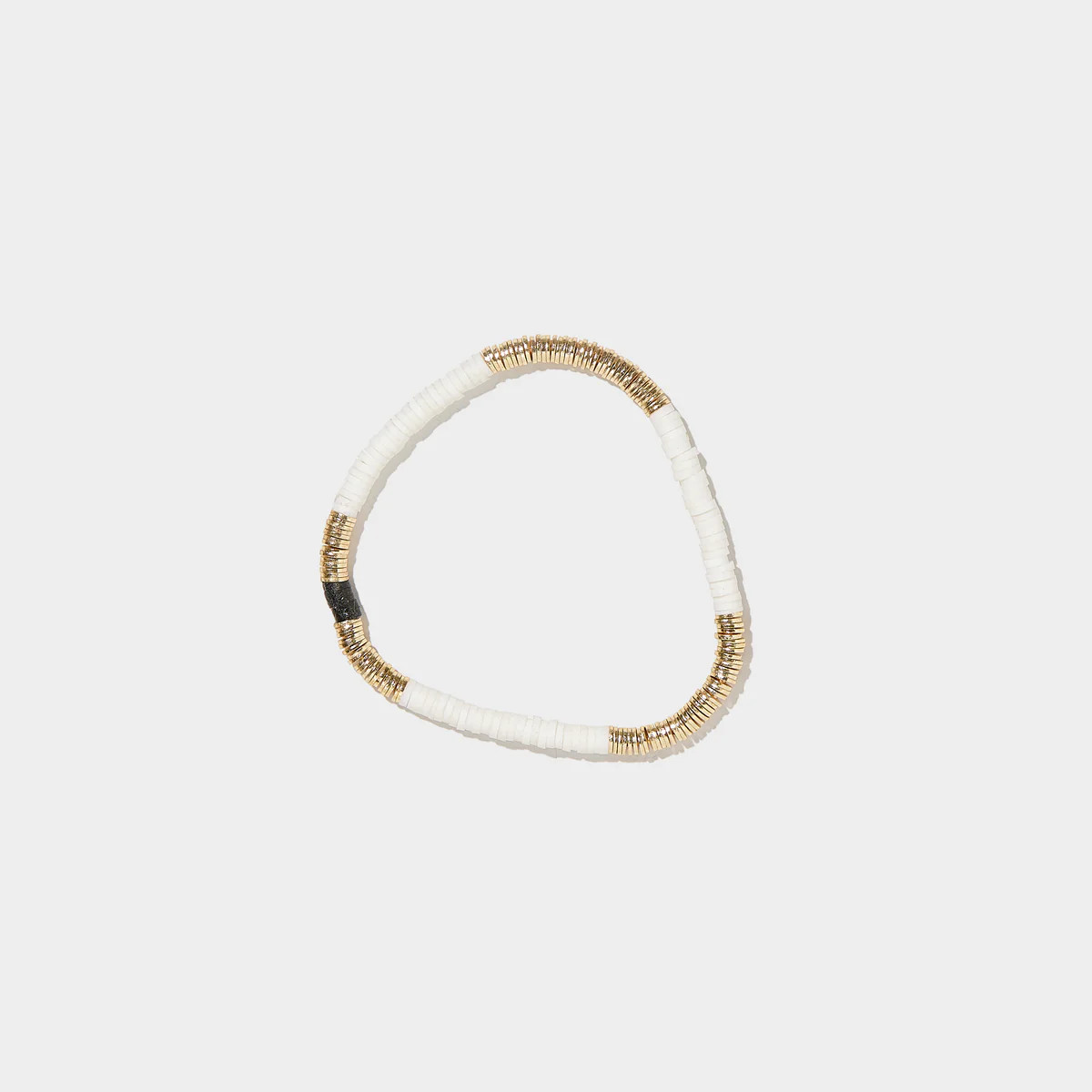 Cream Vinyl Bracelet 4mm | Allie + Bess