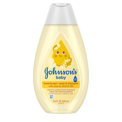 Johnson's Head-To-Toe Gentle Baby Body Wash & Shampoo For Sensitive Skin - 13.6 fl oz | Target