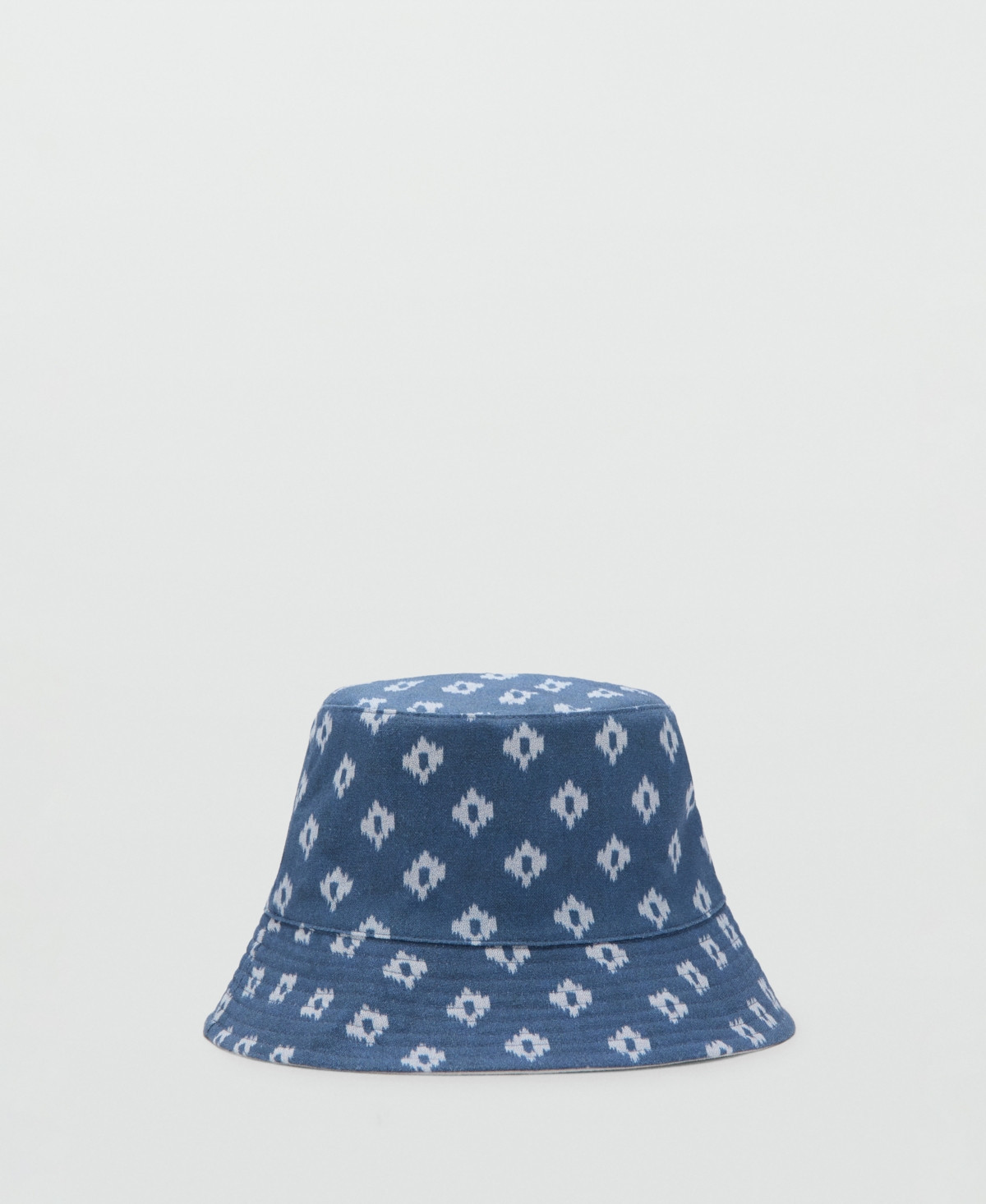 Mango Men's Linen Patterned Hat - Navy | Macy's