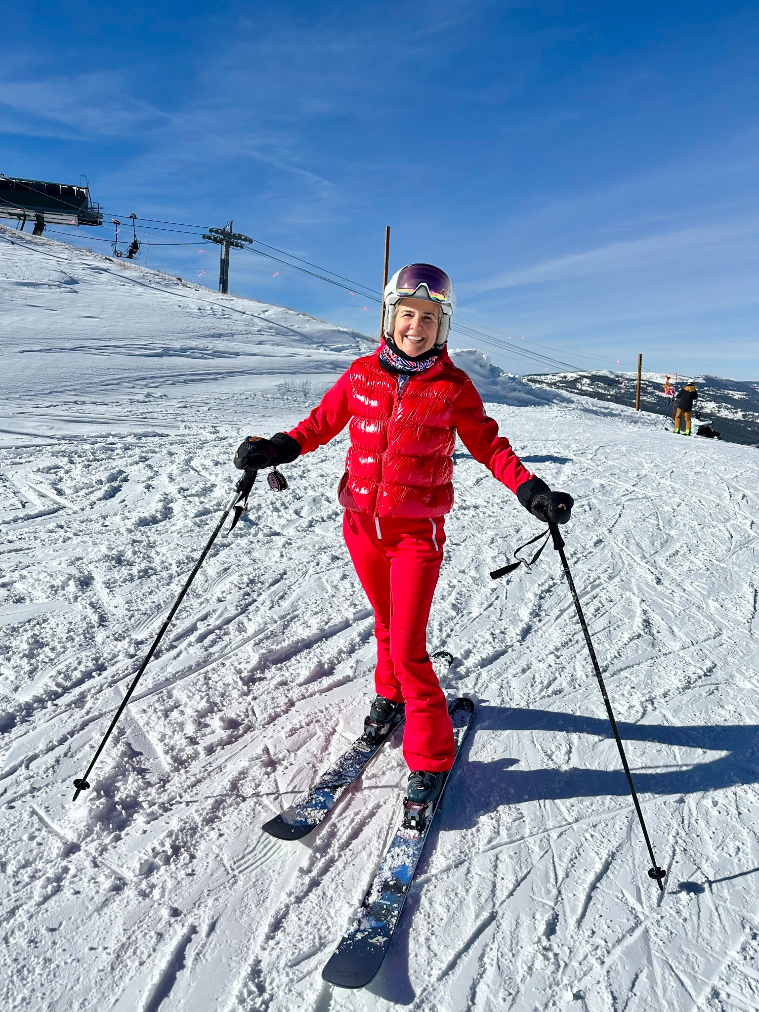 I’m excited to share this Jorde outfit. The color makes me so happy. It’s a one-piece with a snazzy vest on top. Ideal for conditions 30+ degrees. For colder temps, layer a shell overtop or swap the vest for a jacket. 

#LTKActive #LTKTravel