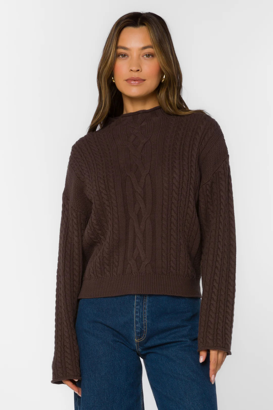 Jennevie Walnut Timber Sweater | Velvet Heart Clothing