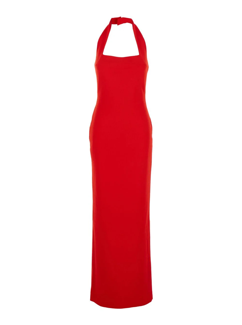 Solace London Square-Neck Long Dress | Cettire Global