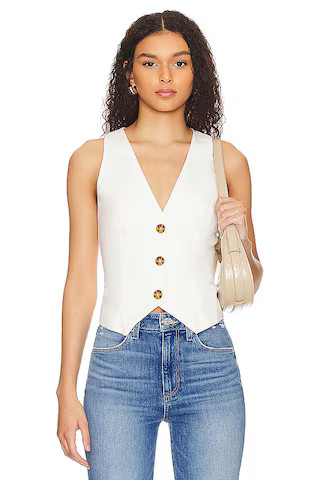 Lovers and Friends Asa Vest in Ivory from Revolve.com | Revolve Clothing (Global)