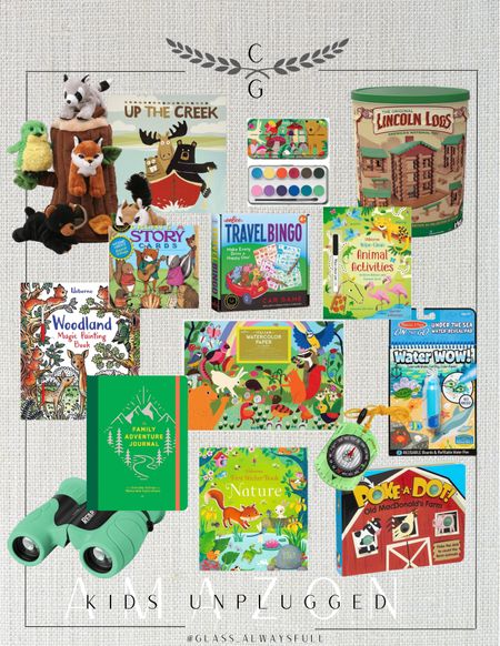 Dawson and Savannah love these while traveling especially the farm pop book, and the usborne tracing book. Kids travel games, eeboo, travel bingo, water wow, kids unplugged, kids outdoors, kids camping, kids summer, kids hiking, kids games, kids activities, kids gifts, kids painting sets, Lincoln logs, woodland animals, watercolors, kid’s adventure journal. Callie Glass @glass_alwaysfull 

#LTKkids #LTKfamily #LTKtravel