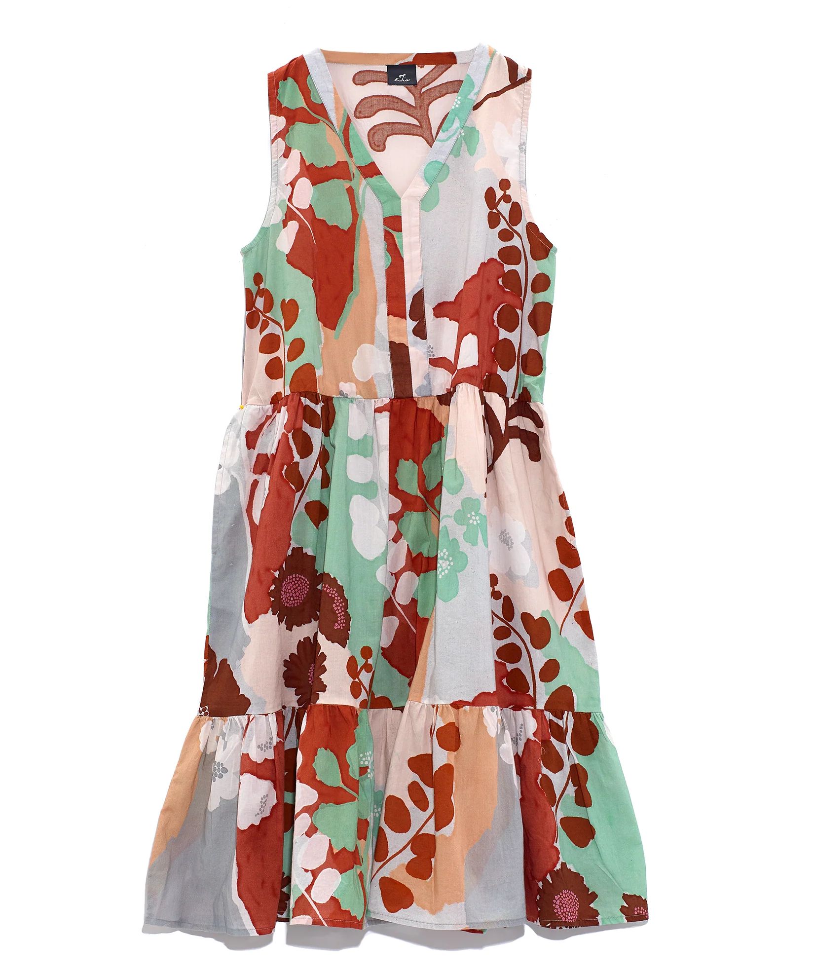 Wild Floral Tiered Sun Dress | Echo New York
