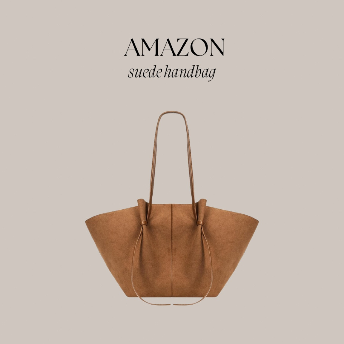 Suede handbag from amazon — more colors available!

#LTKSeasonal #LTKFindsUnder50 #LTKFindsUnder100