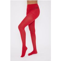 Womens Plain Tights in Red - M | NastyGal UK