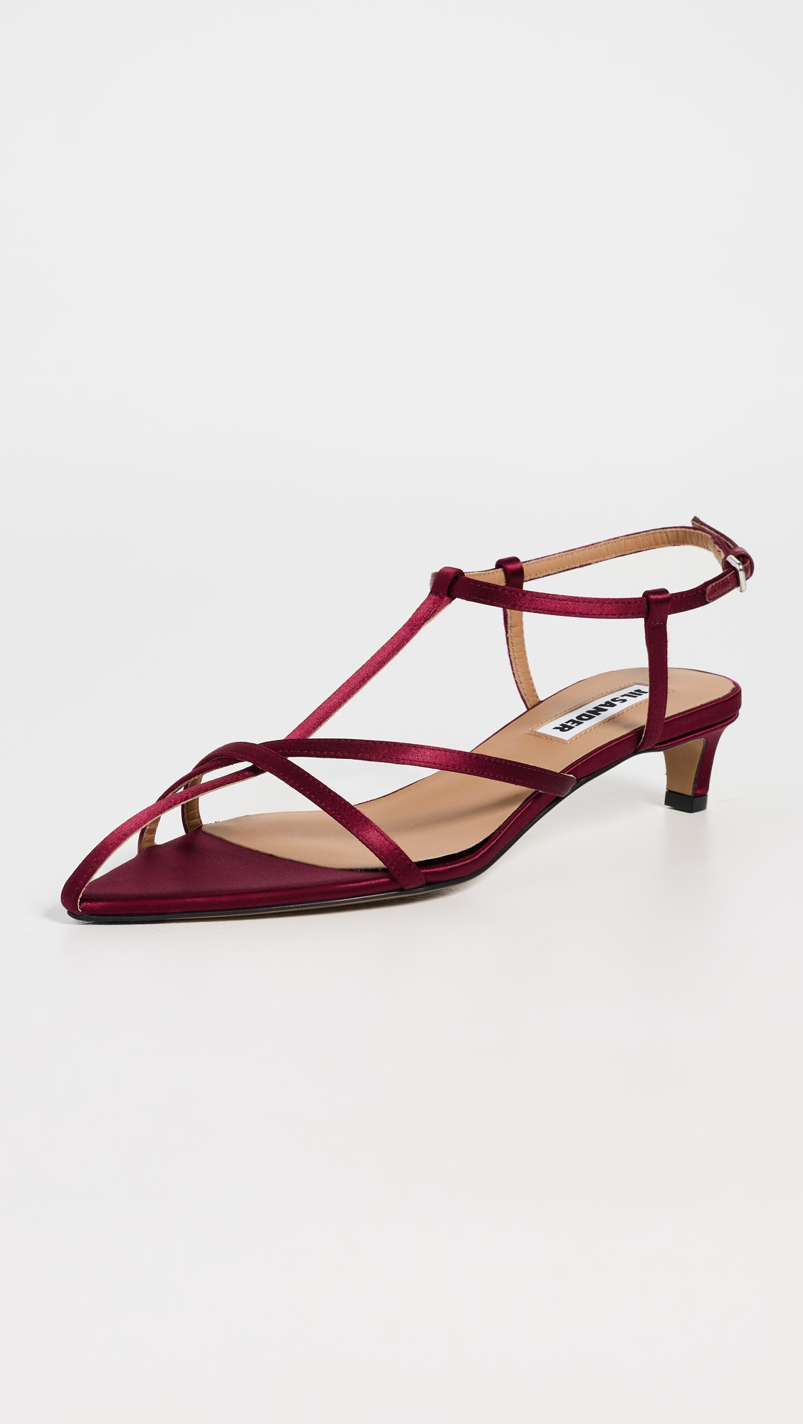 Jil Sander Cage Sandals Cherry 37.5 | Shopbop