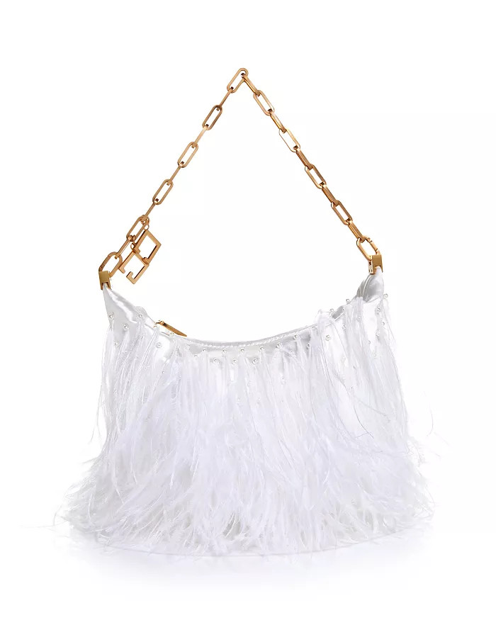 Gia Ostrich Feather Shoulder Bag | Bloomingdale's (US)